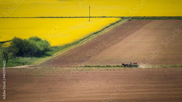 Obraz peasant family after work