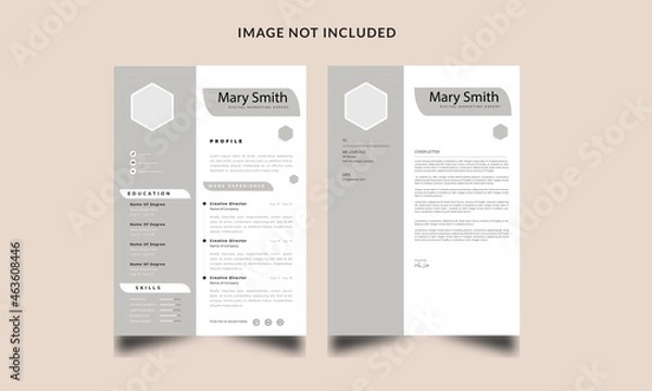 Obraz Resume Template