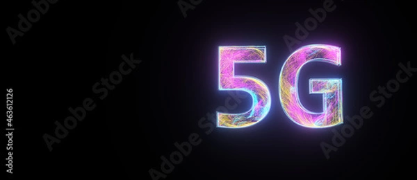 Fototapeta 5G Technology