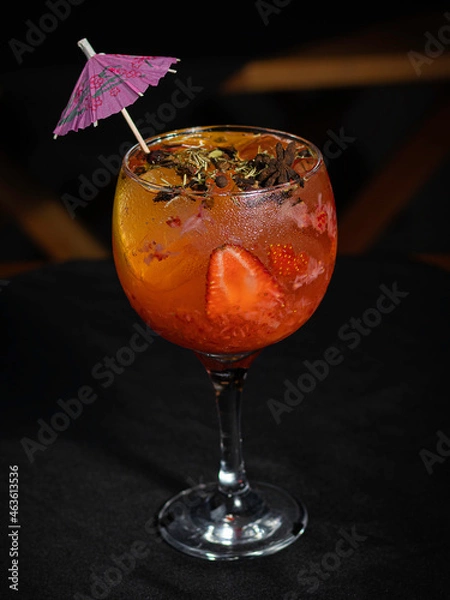 Obraz strawberry drink