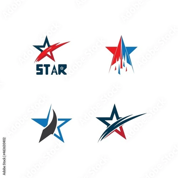 Fototapeta Star icon Template