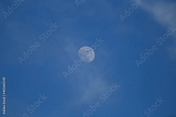 Obraz moon over the sky