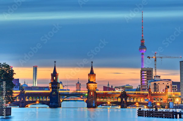 Obraz Oberbaumbrücke Berlin