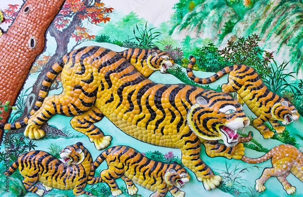 Obraz chinese statue