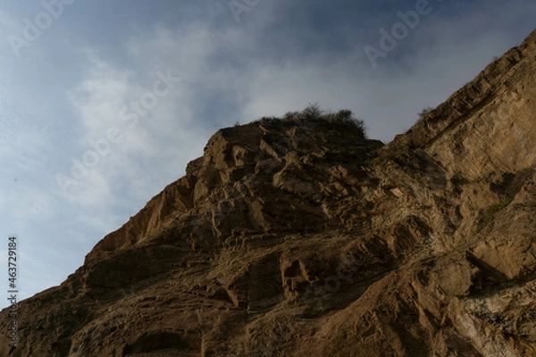 Obraz Partially Clouded Sky over the mountains