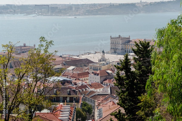 Fototapeta View of Praça do Comércio in Lisbon, Portugal