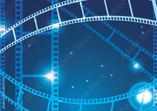 Obraz Film strip vector background