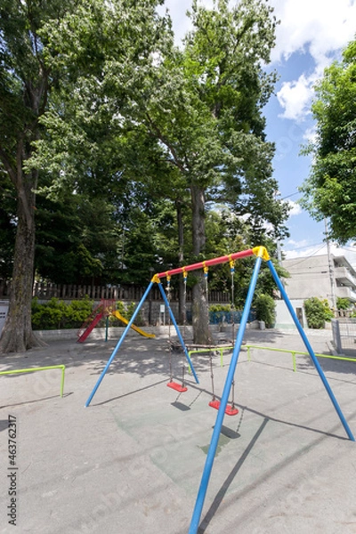 Fototapeta 北沢八幡児童公園（東京都世田谷区代沢）