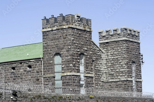 Obraz Prison Block House Towers - Mt Eden Prison Auckland New Zealand