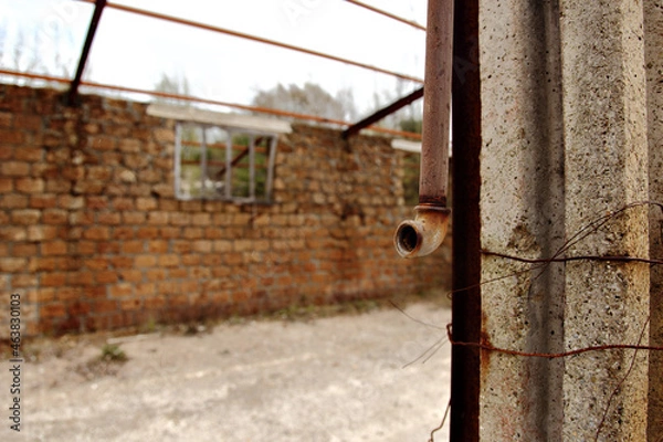 Obraz old abandoned building