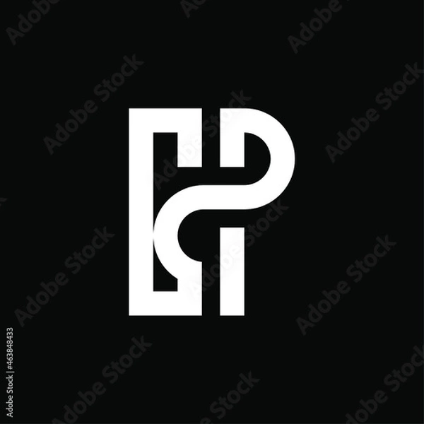 Obraz Initial Logo Vector Concept with B Letter