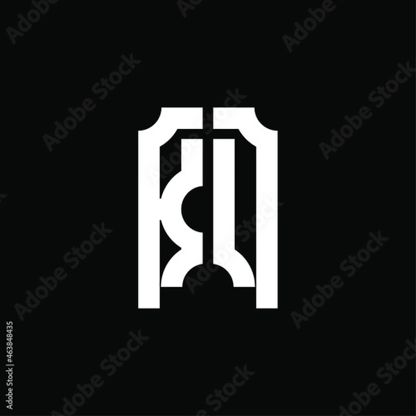 Obraz Initial Logo Vector Concept with B Letter