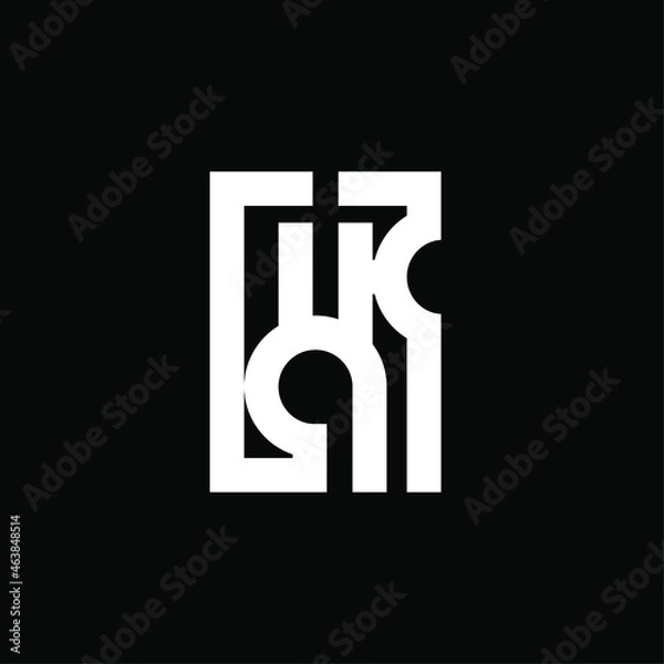 Obraz Initial Logo Vector Concept with B Letter