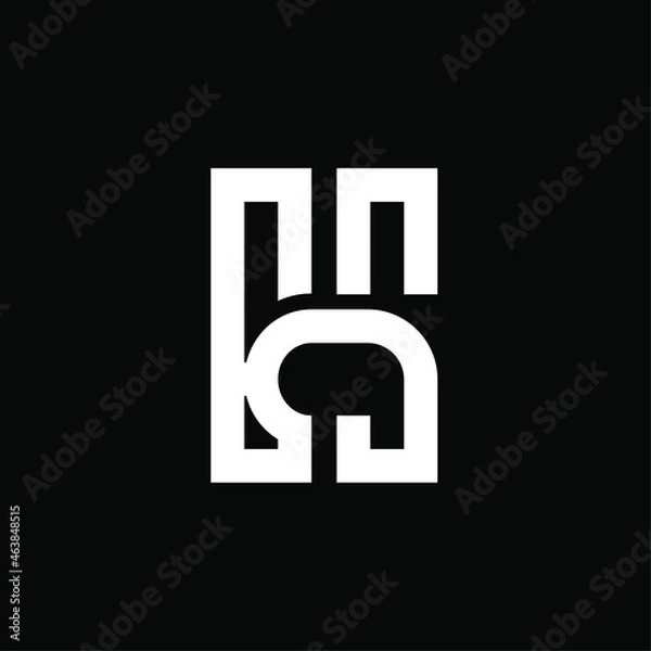 Obraz Initial Logo Vector Concept with B Letter