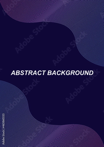 Fototapeta wave backgrounds vector. dark purple, red, blue, pink color combination. editable background - portrait background