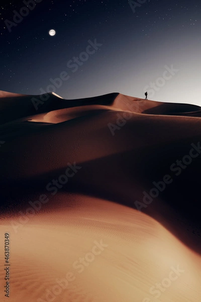 Obraz view of nice sands dunes at Sands Dunes National Park