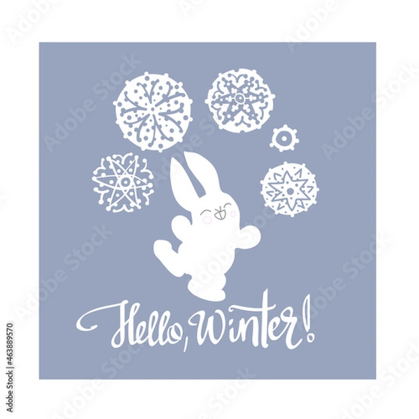 Obraz Winter illustration .