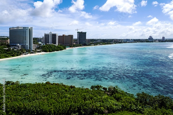 Obraz グアム　タモン湾