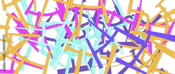 Fototapeta Abstract background modern futuristic graphic. background with shapes abstract background texture design, bright poster, banner background illustration.