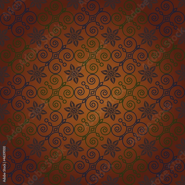 Obraz Seamless ornamental wallpaper