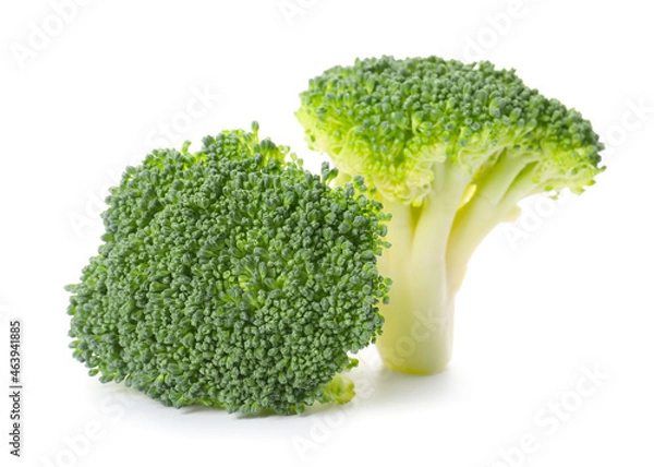 Obraz Tasty broccoli cabbage on white background