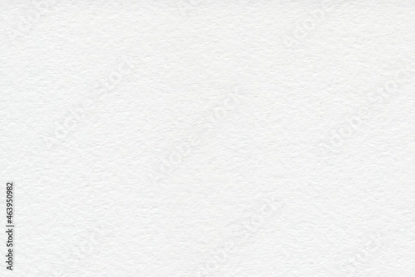 Fototapeta White sheet watercolor paper abstract texture background pattern macro photo