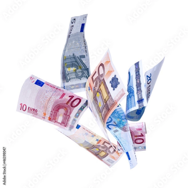 Obraz Fliegende Euroscheine