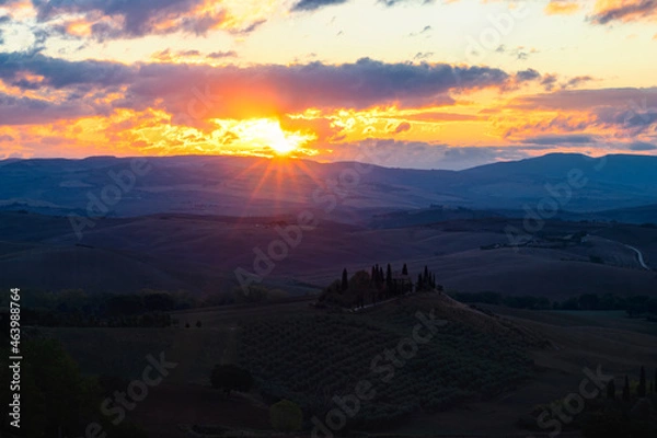 Obraz sunrise over the mountains
