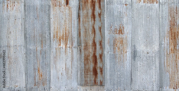 Obraz Old galvanized sheet with rust background