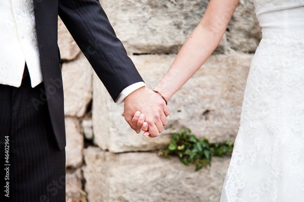 Obraz Brautpaar Hände