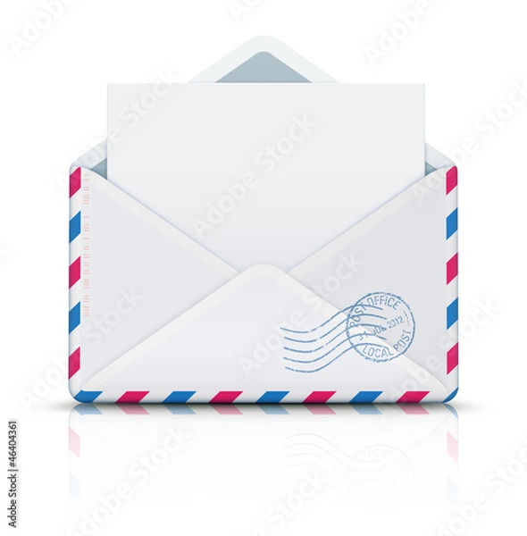 Obraz Airmail post envelope