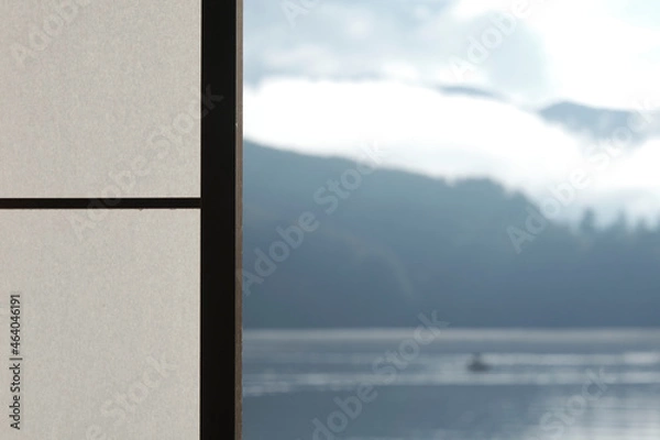 Fototapeta 和室からみる景色