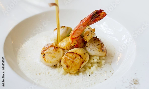 Obraz Gotowane przegrzebki