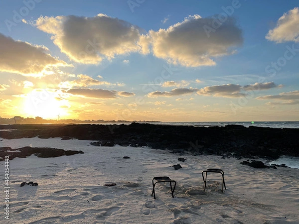 Obraz sunset at the beach