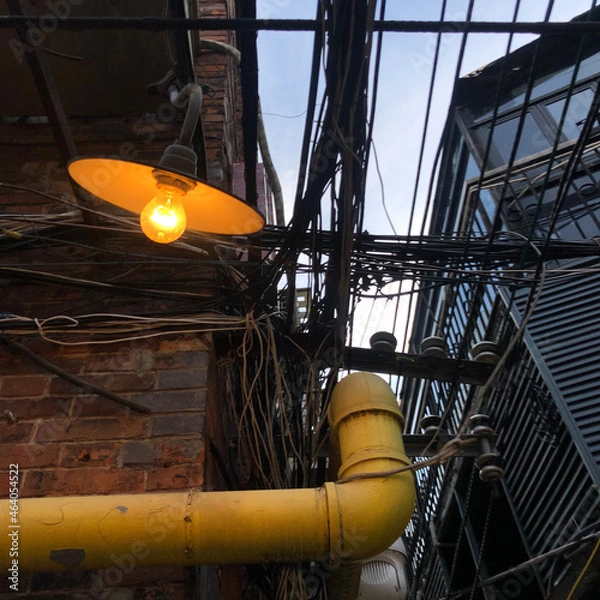 Obraz lamp on the roof