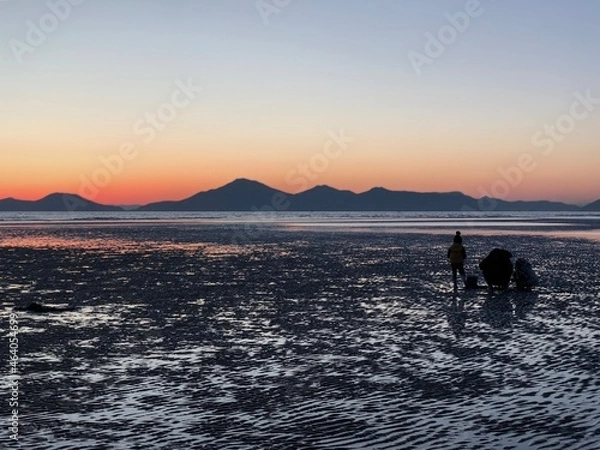 Obraz sunset at the beach