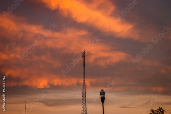 Fototapeta Cielo rojo