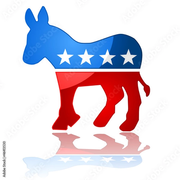 Obraz Democrat Party icon