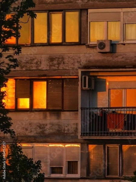 Obraz old house with windows