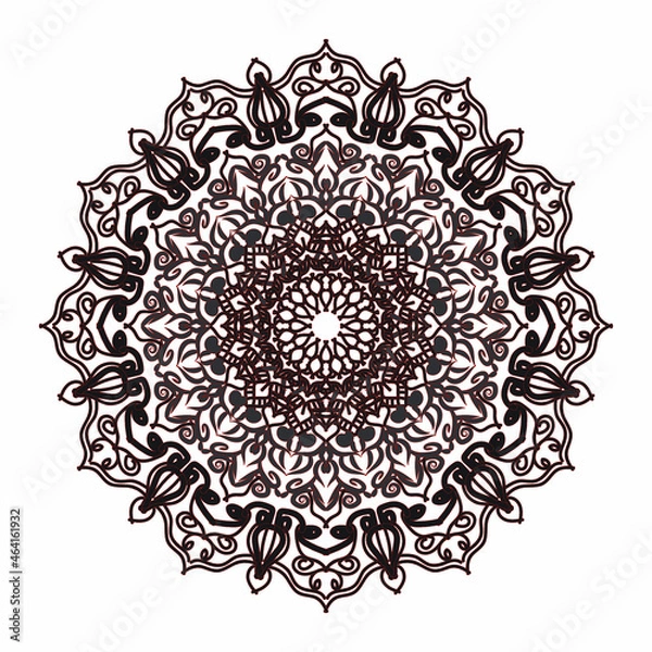 Obraz Vector round abstract circle. Mandala style.