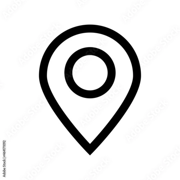 Fototapeta Pin Location