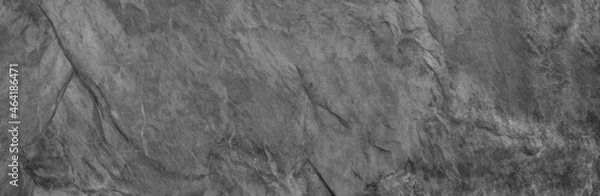 Fototapeta Abstract dark grey black slate background or texture.