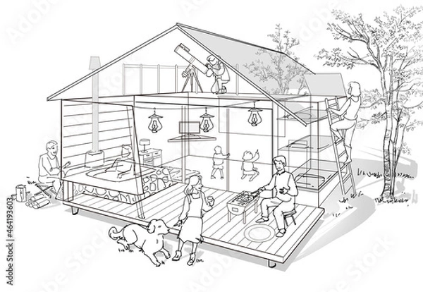 Obraz 超ミニ別荘ロフトハウス