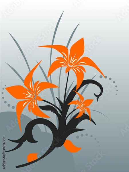 Obraz orange flowers 