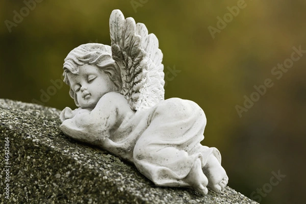 Obraz Mały anioł cmentarza