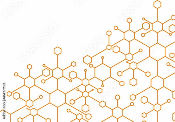 Fototapeta molecular sieve orange for background or foreground