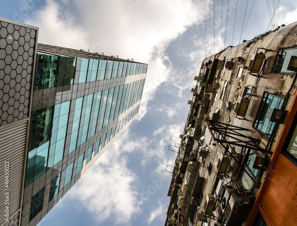 Obraz Old and new skyscraper