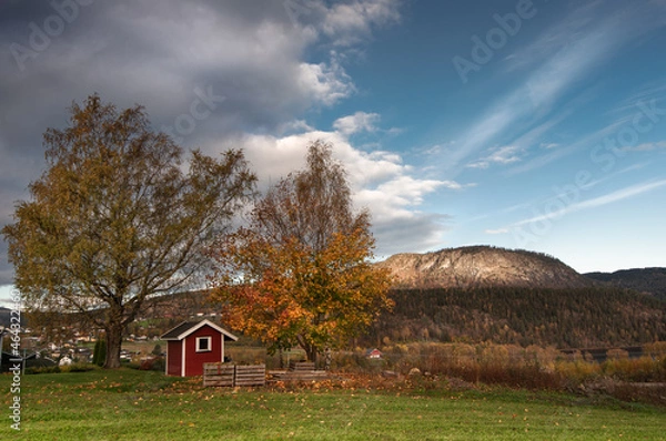 Fototapeta jesień w górach