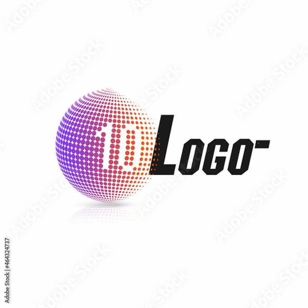 Fototapeta Abstract logo design.Vector logo template.