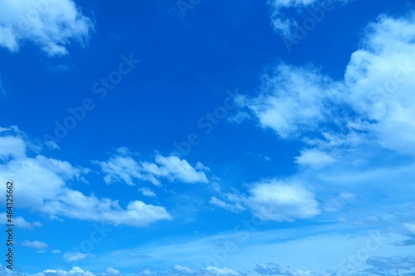 Obraz 青空と雲の遠近感